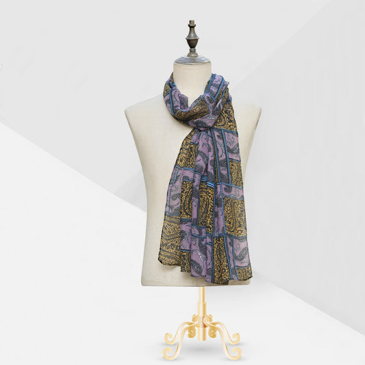 Paisley print-S1 Purple