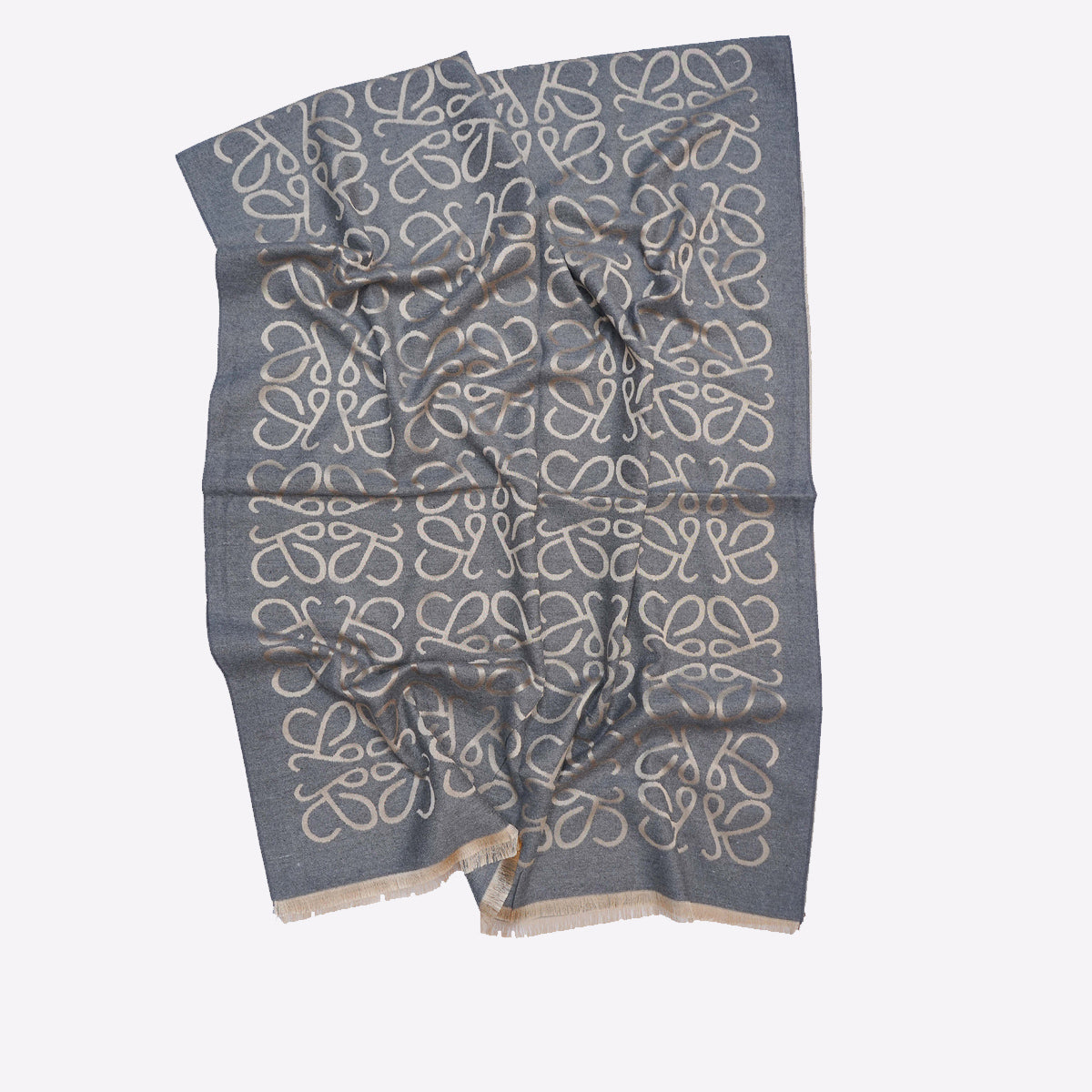 Abstract Light Grey Premium Cashmere