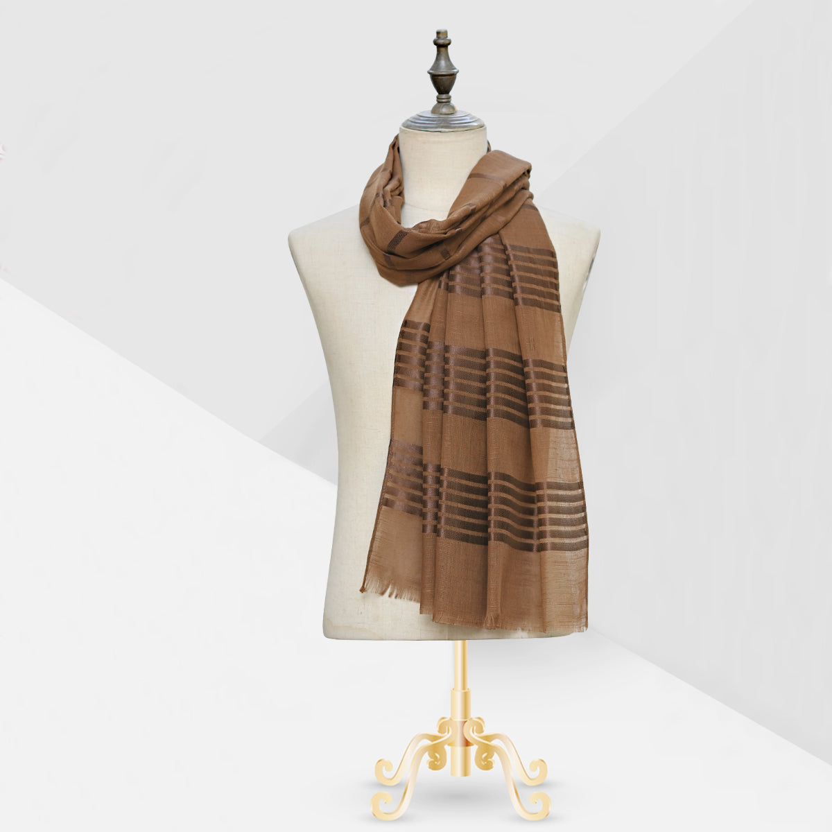 Turkish Plaid & Stripes Brown