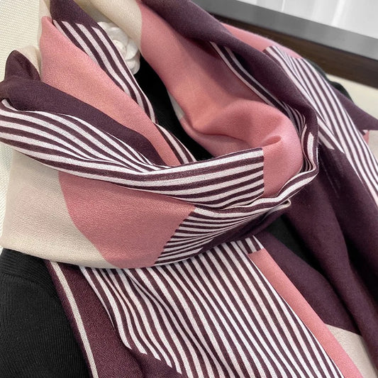 Designer stripe pink