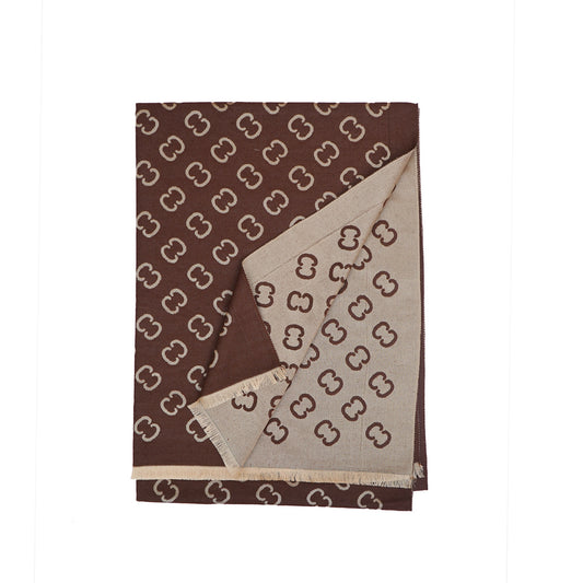C-C Brown premium Cashmere Scarf