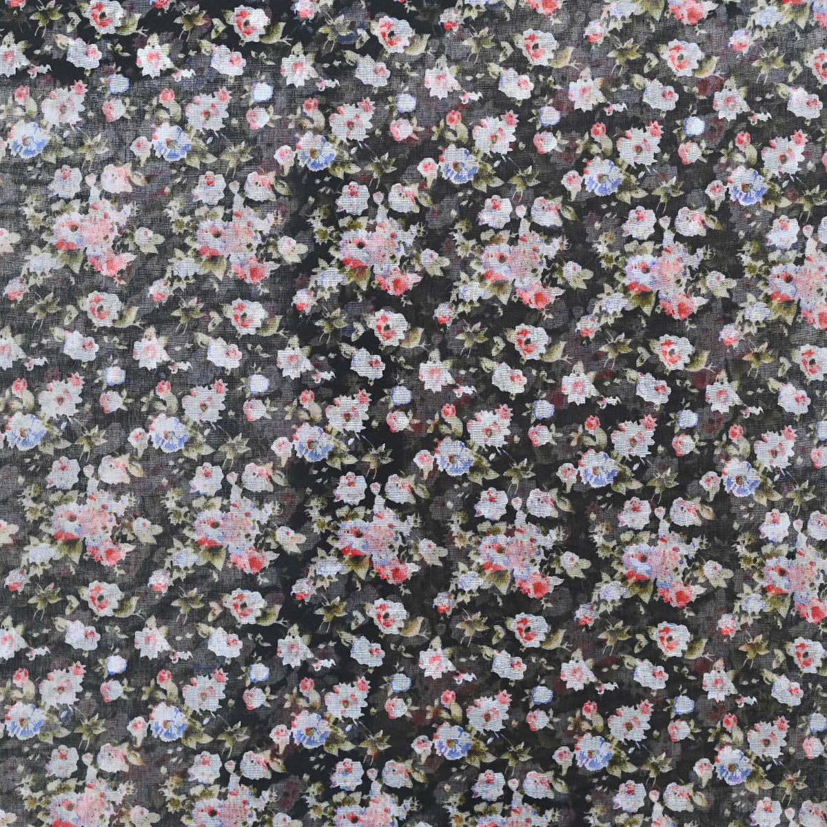Flora Black Print-S1