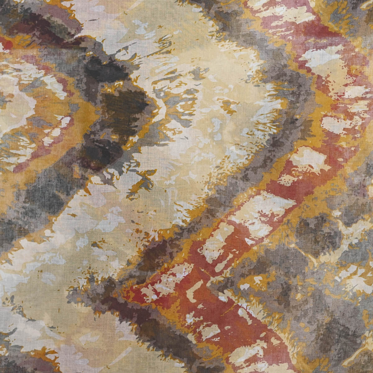 Tie & Dye Golden print Lawn