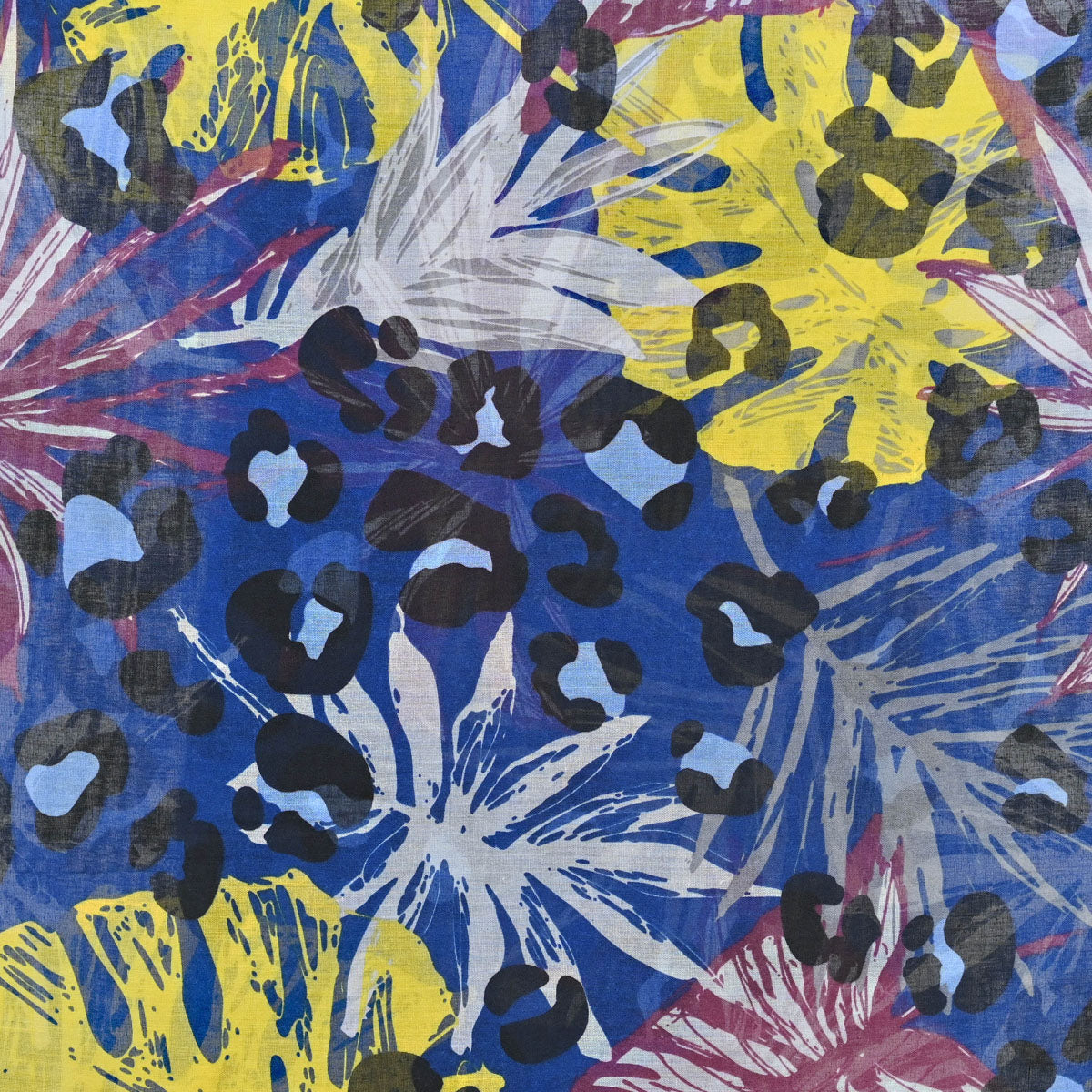 Lawn print blue-S1
