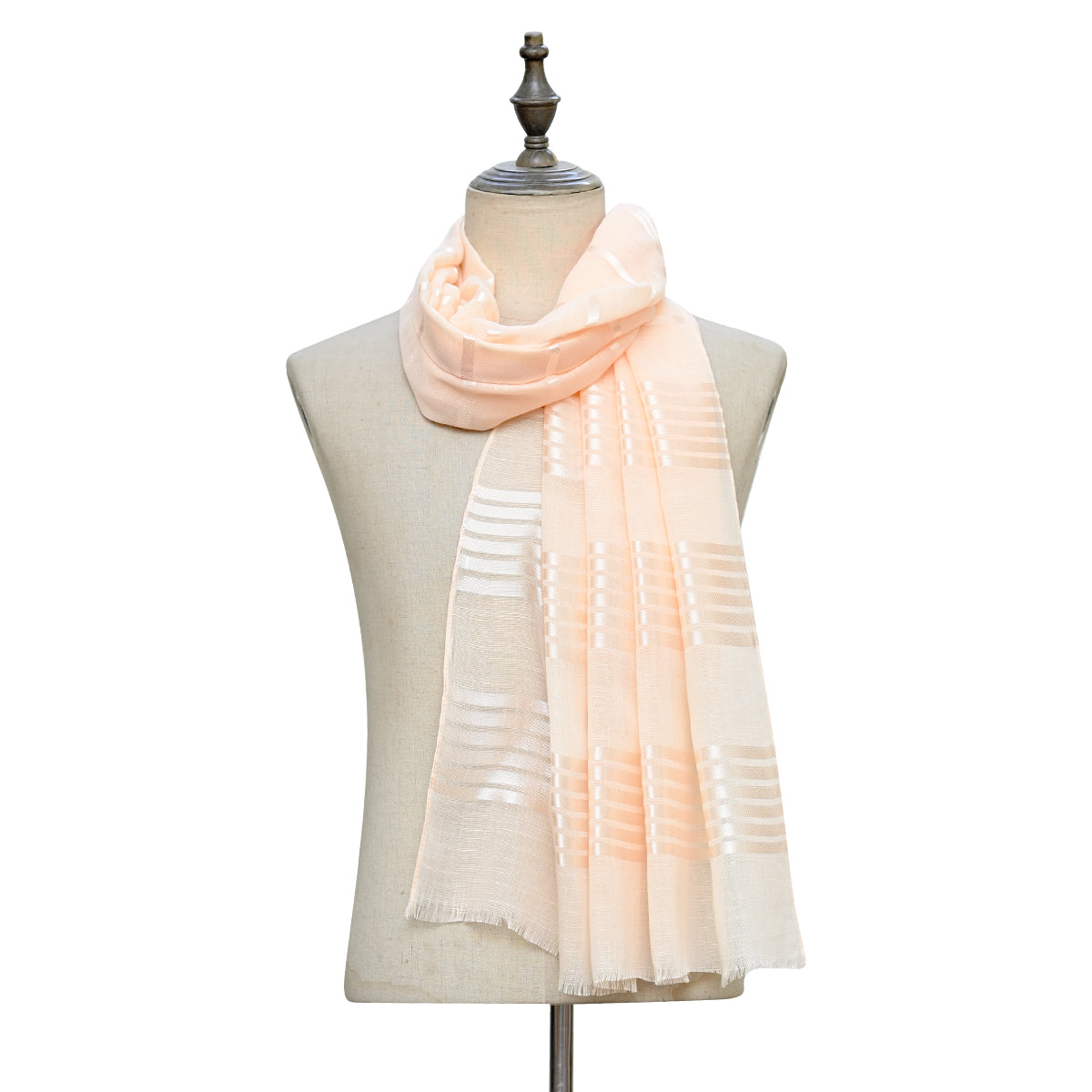 Turkish Plaid & Stripes Peach