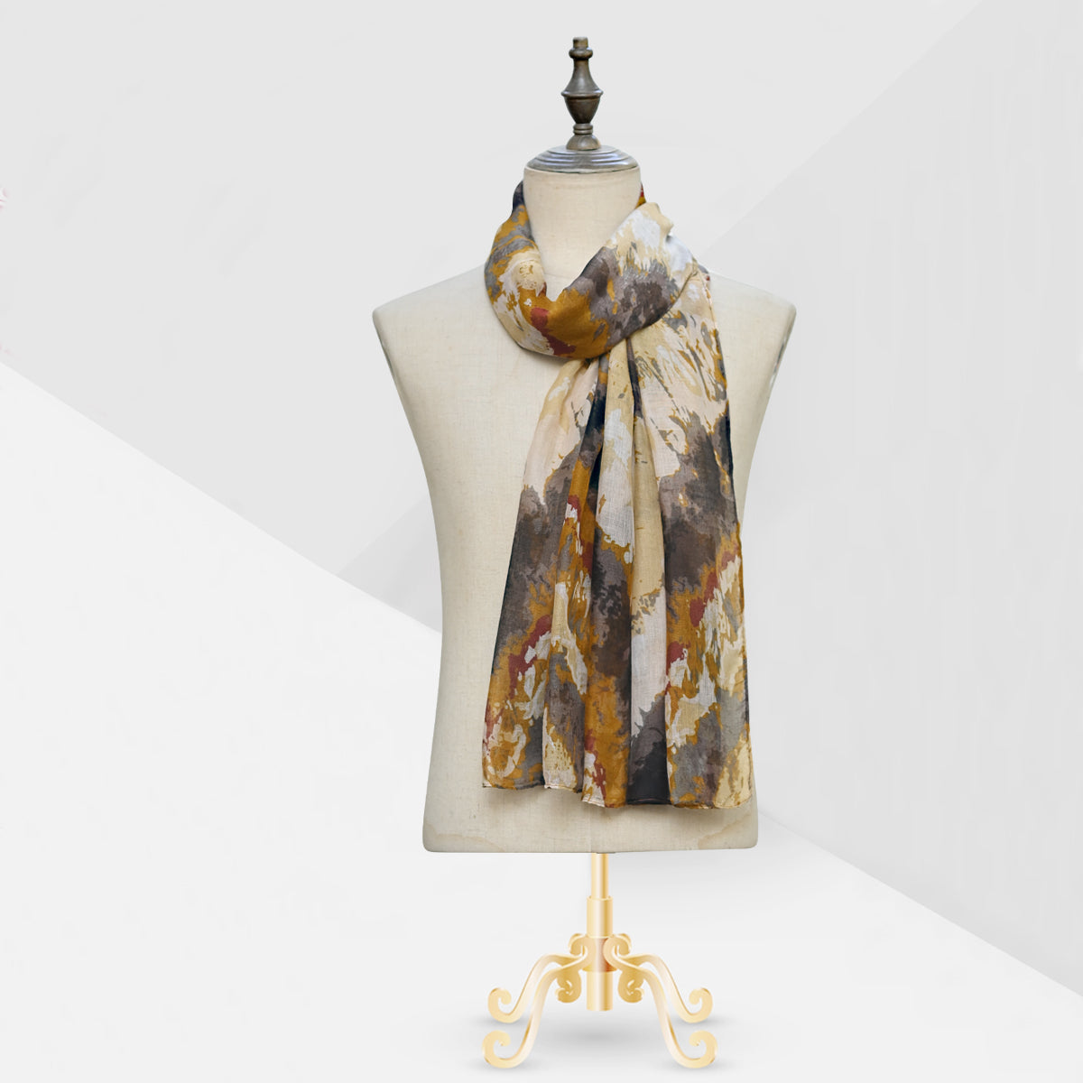 Tie & Dye Golden print Lawn