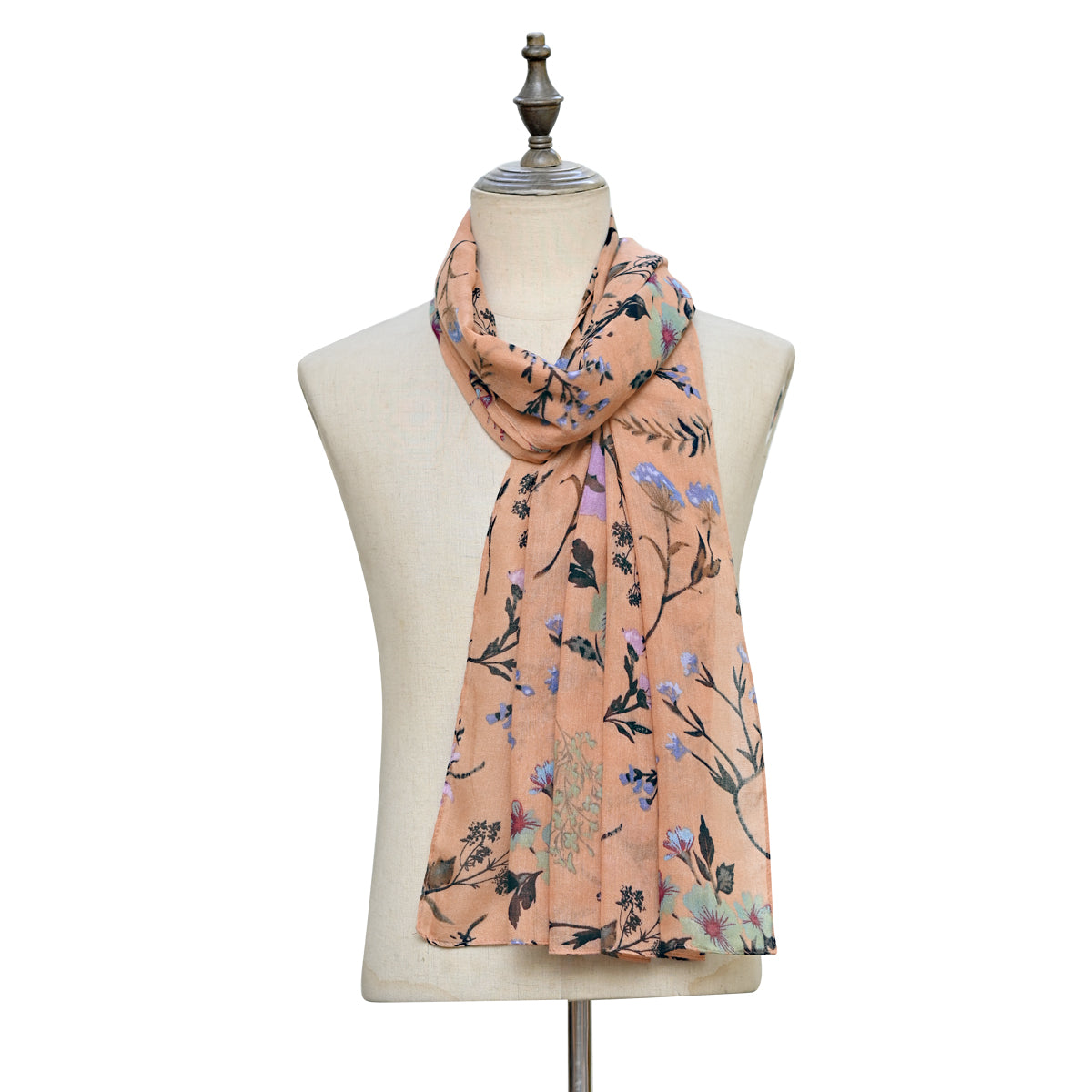 Floral voile print Peach