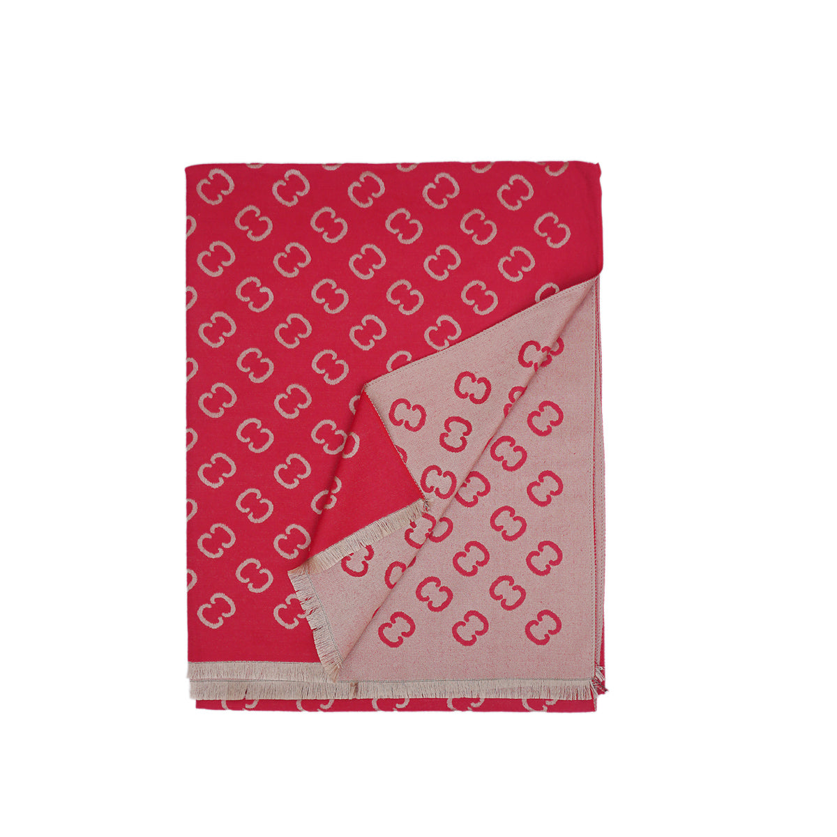 C-C Red premium Cashmere Scarf