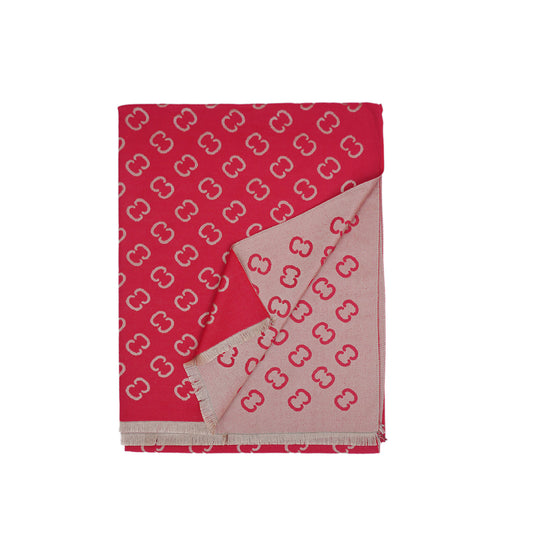 C-C Red premium Cashmere Scarf