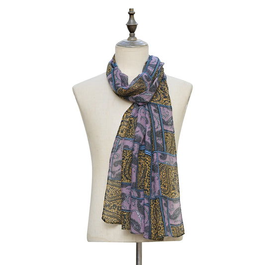 Paisley print-S1 Purple