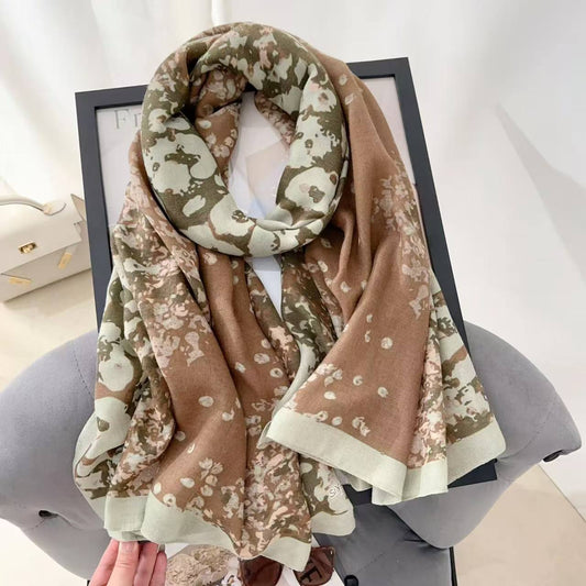 Dazzle Scarf Green-S5