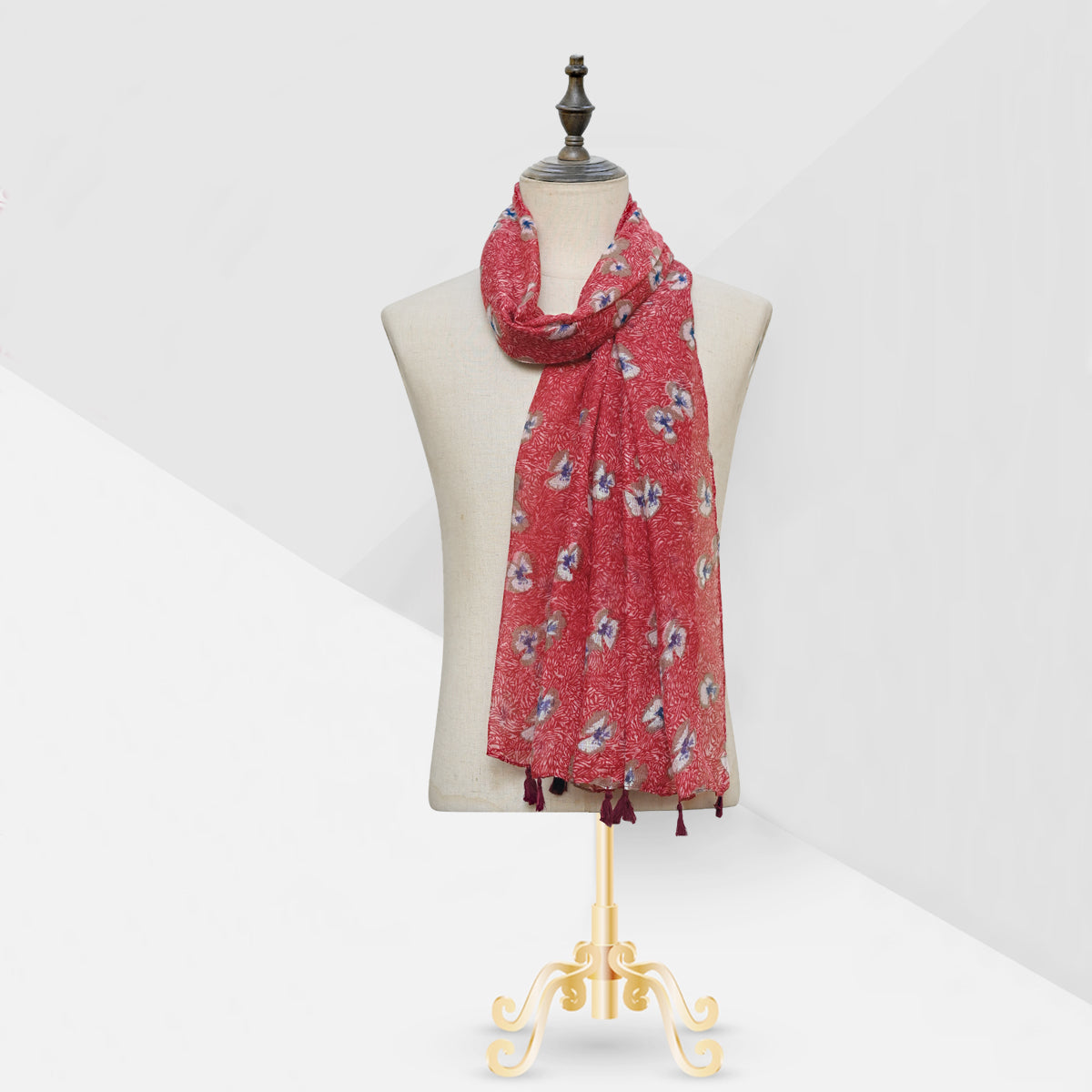 Flower Print Red