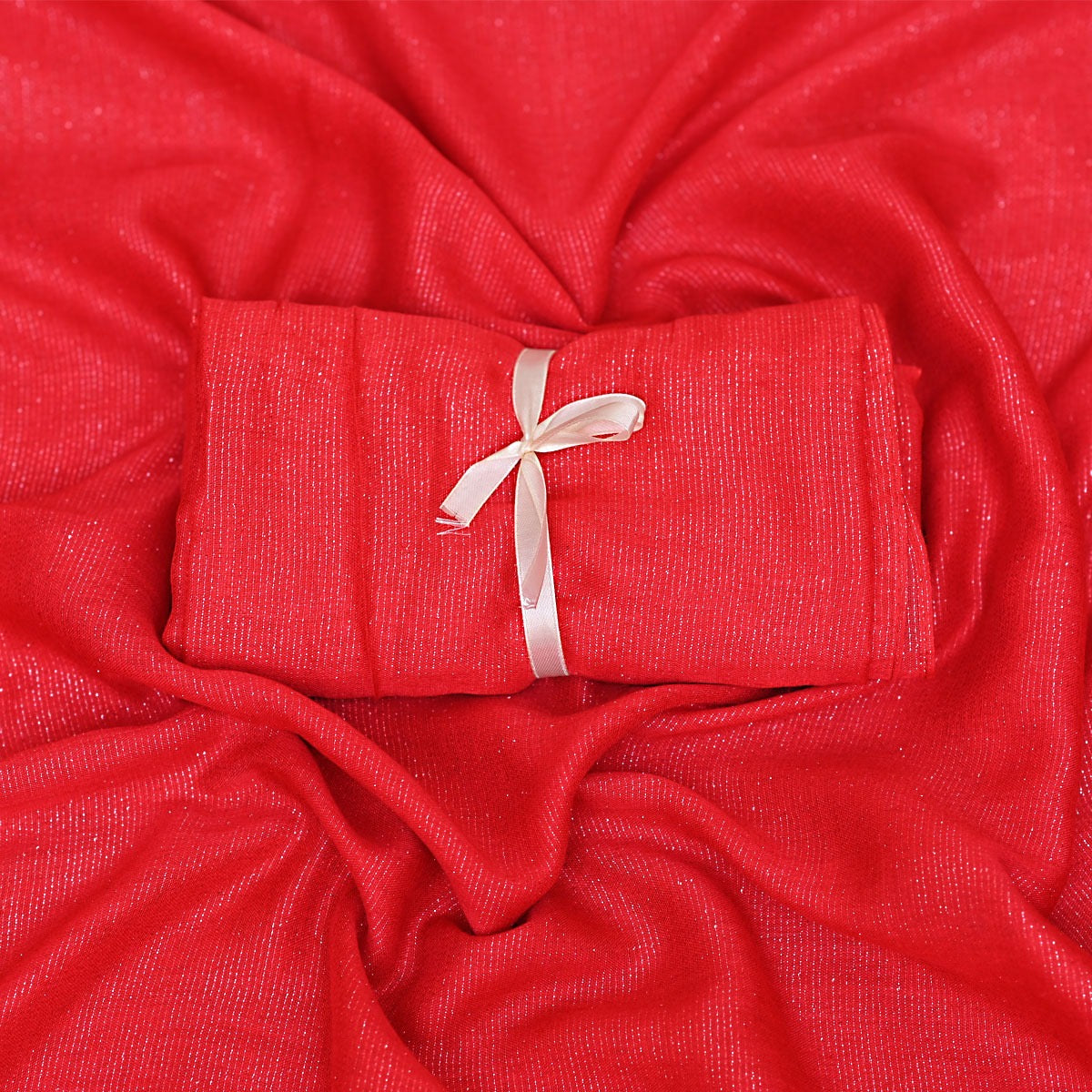 Glitter Lawn Red