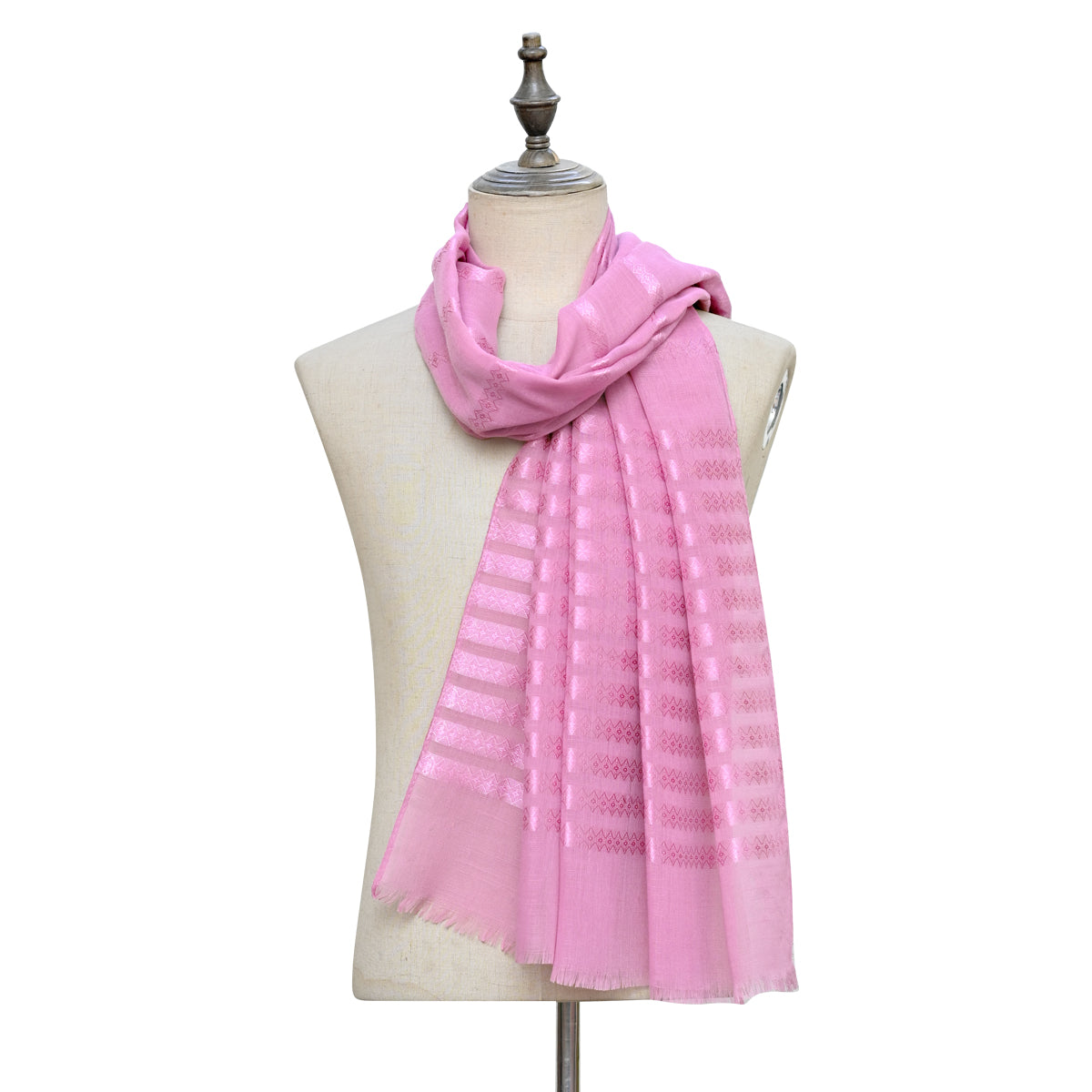 Turkish Lawn Stripes Pink