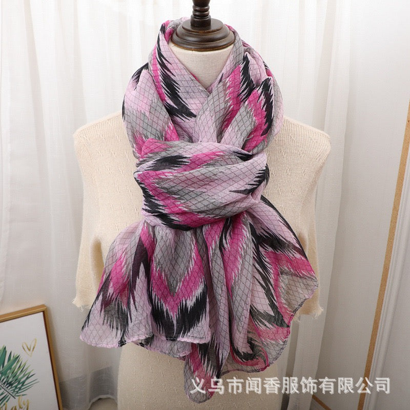 Geometric waved Purple