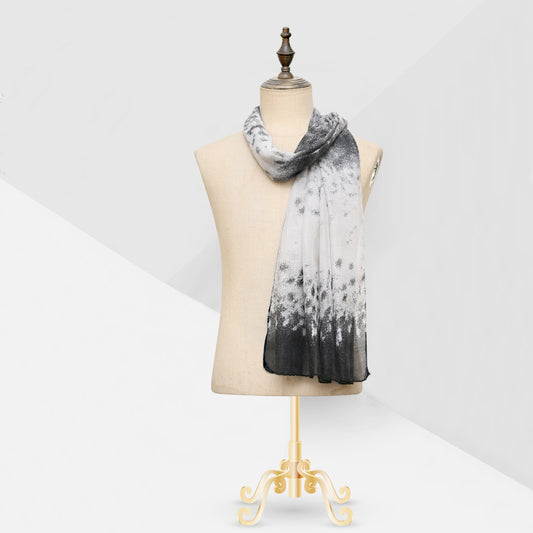 Splatter Print Black