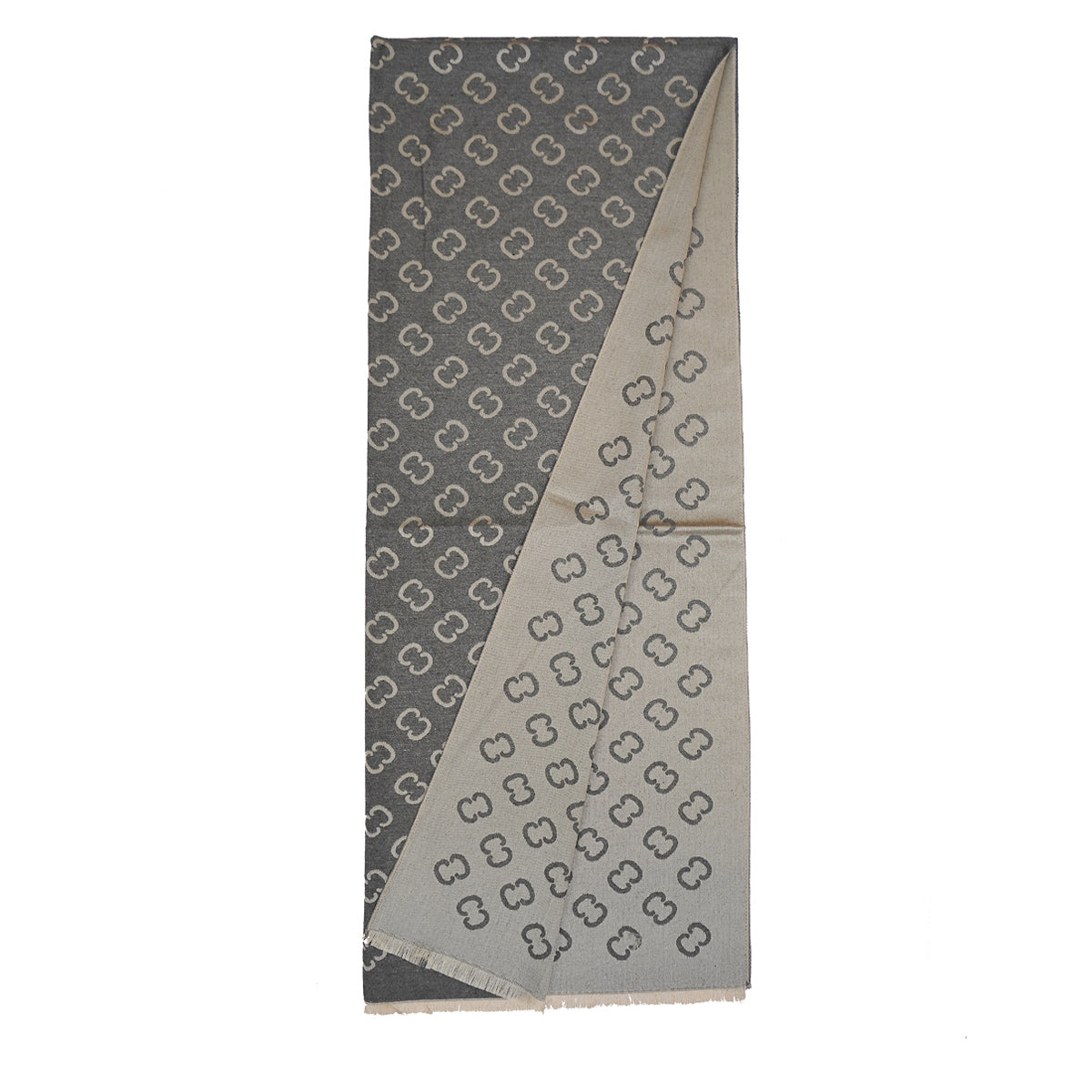 C-C Grey premium Cashmere Scarf