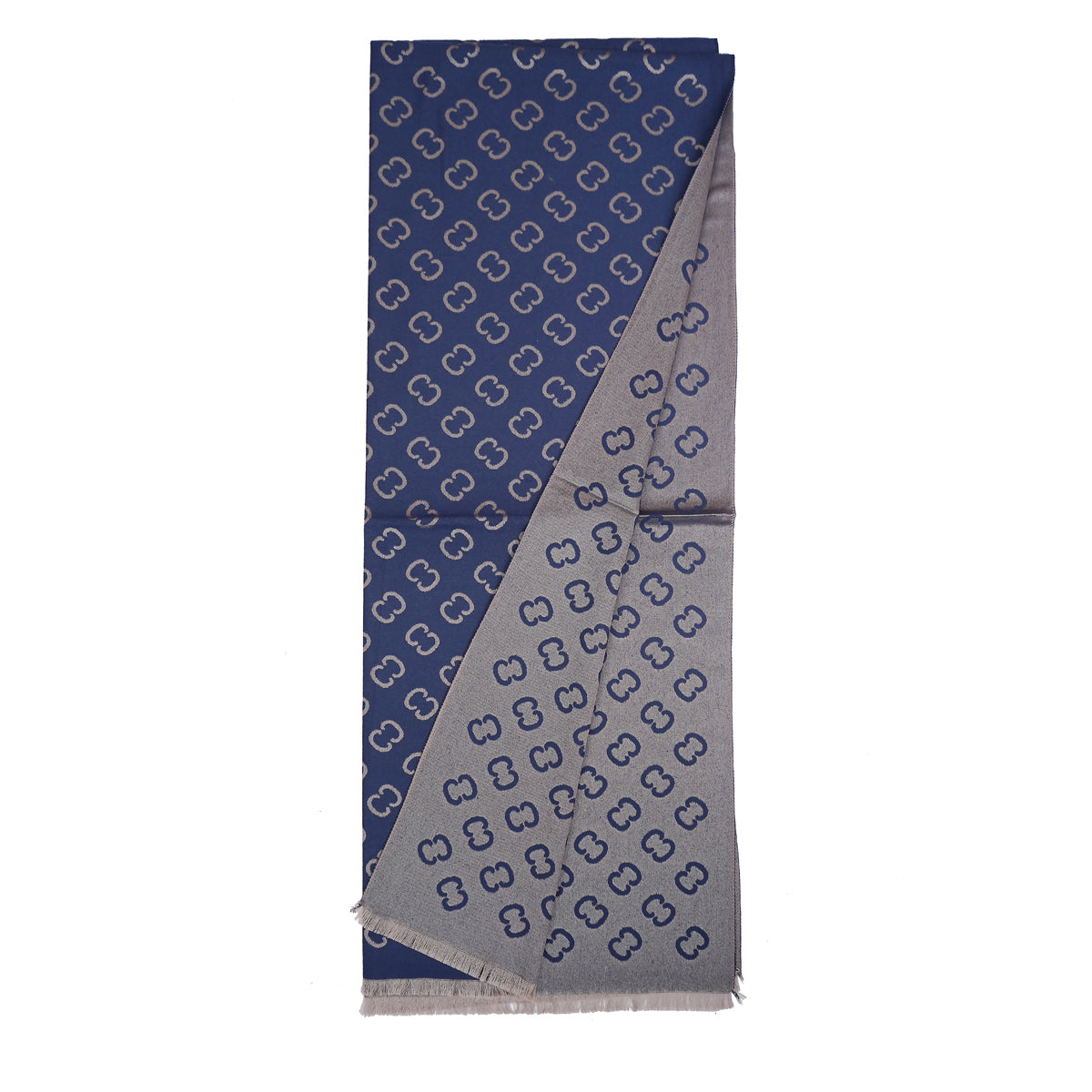 C-C Blue premium Cashmere Scarf
