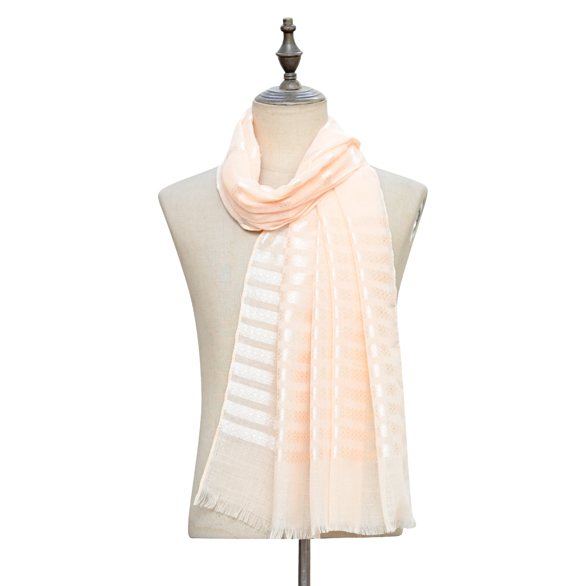 Turkish Lawn Stripes Peach