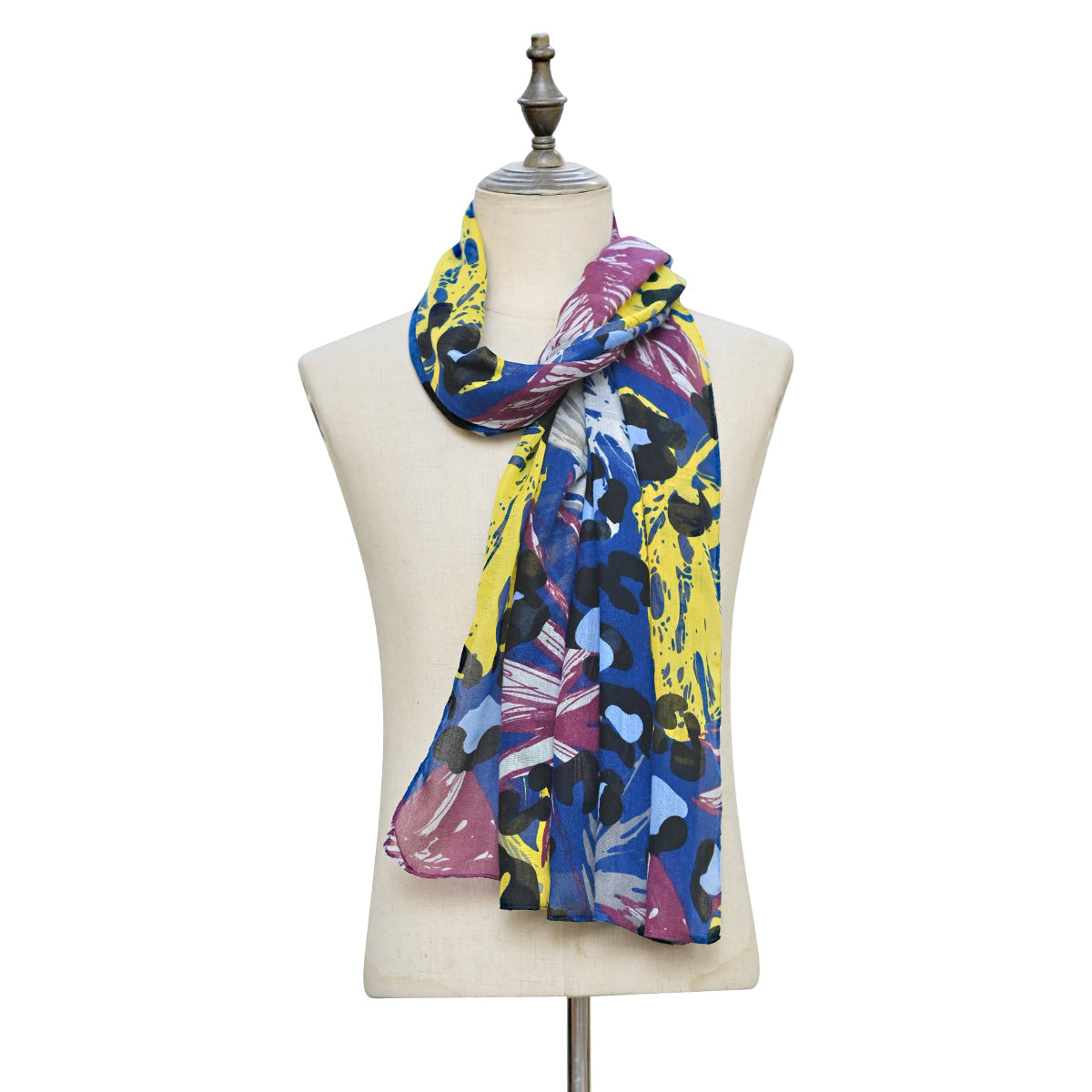 Lawn print blue-S1