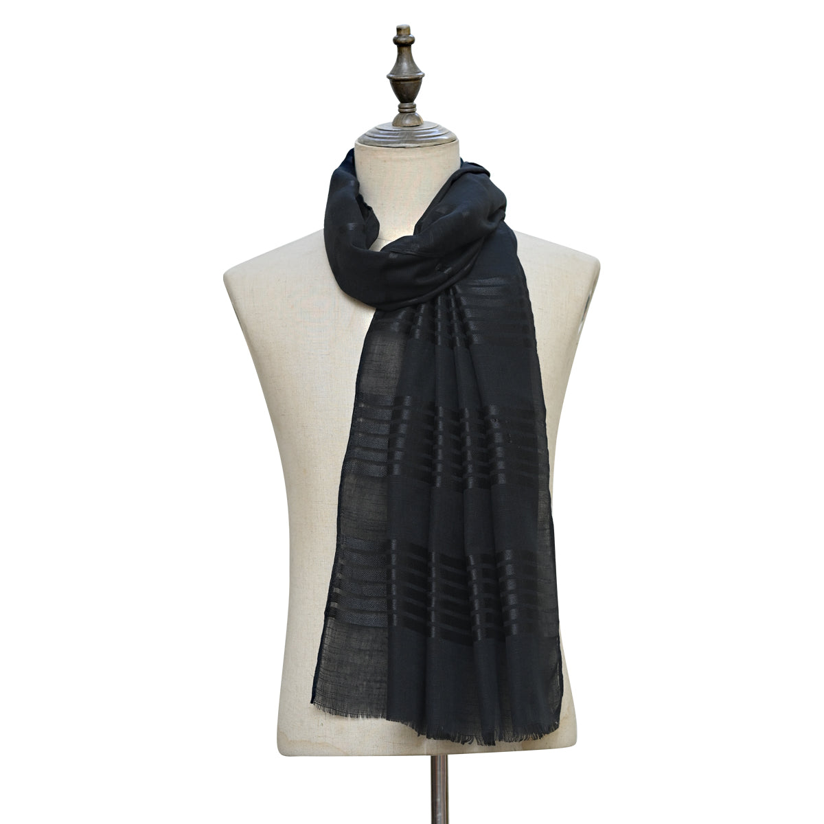Turkish Plaid & Stripes Black