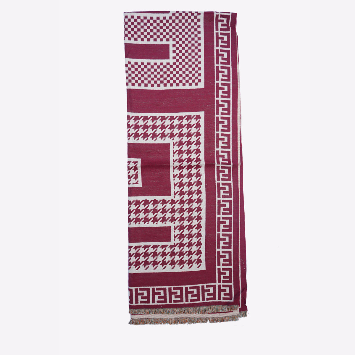 Fen-Di Maroon Premium Cashmere