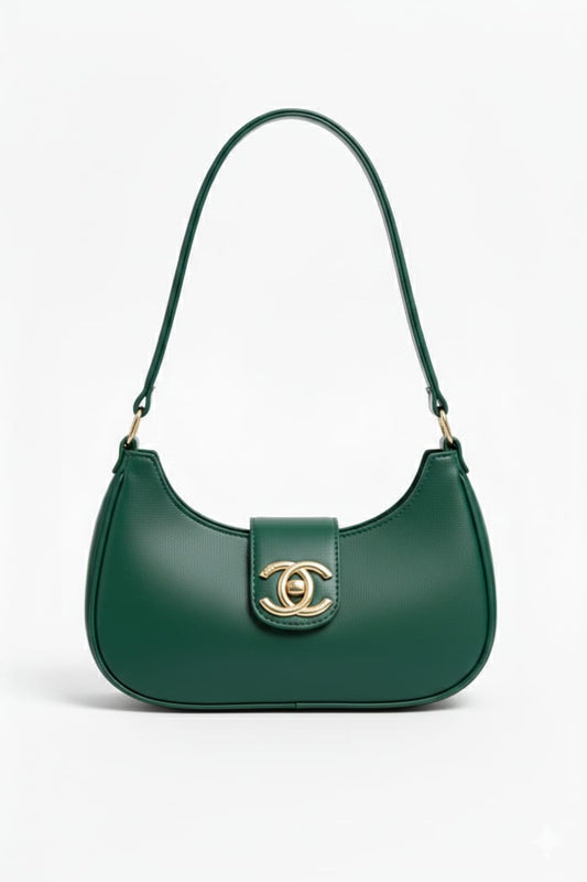 Bella Luxe Shoulder Bag Green