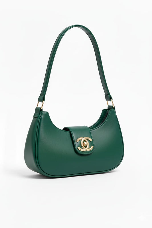 Bella Luxe Shoulder Bag Green