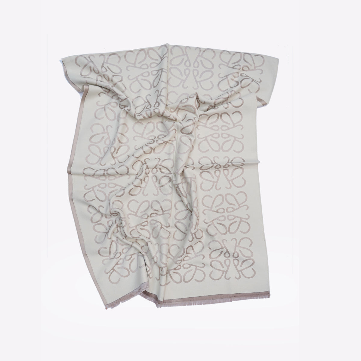 Abstract Cream Premium Cashmere