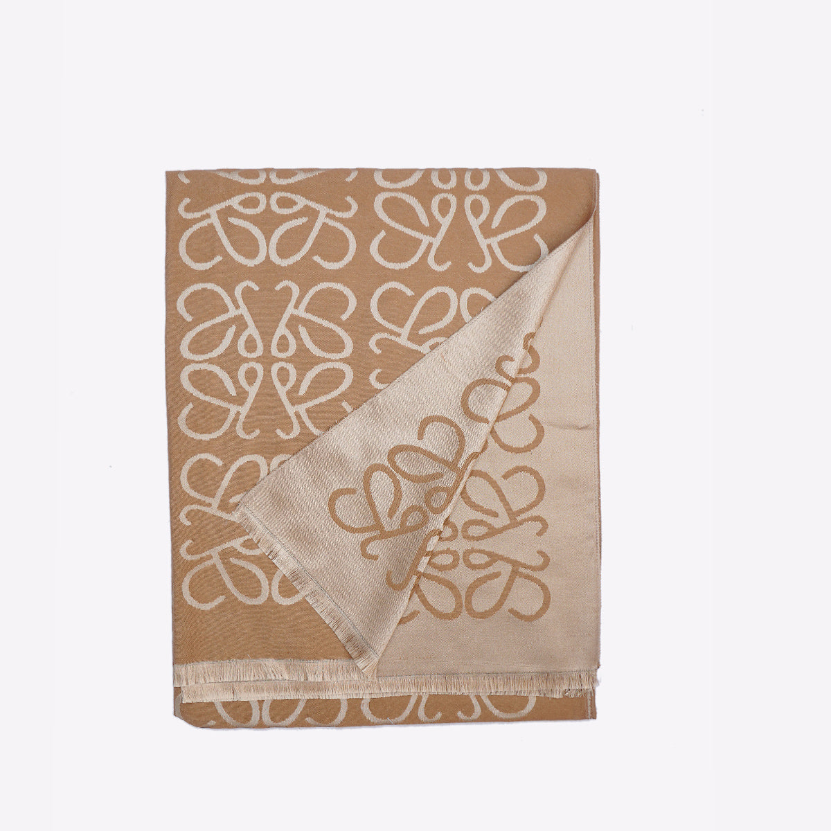 Abstract Beige Premium Cashmere