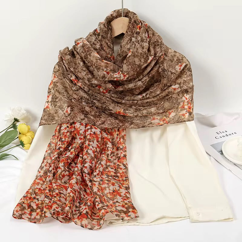 Folky print beige-C1