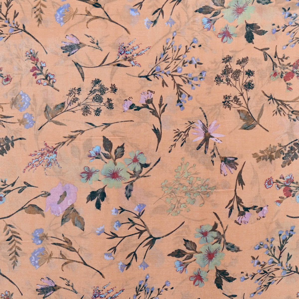 Floral voile print Peach