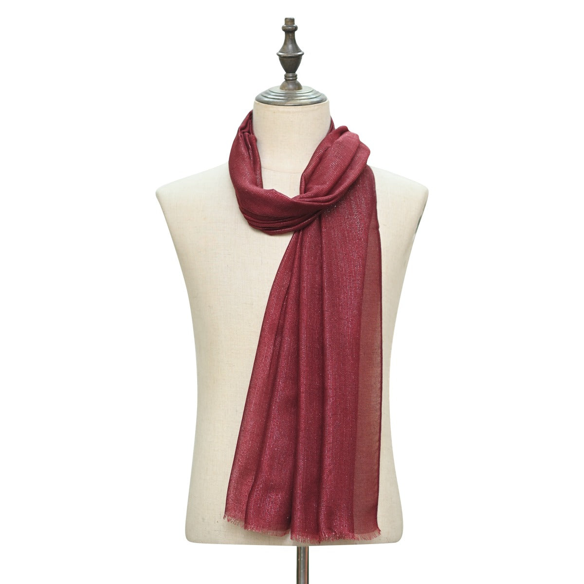 Glitter Lawn Maroon