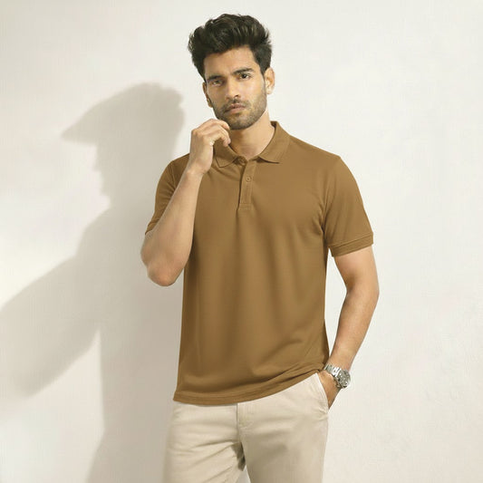 Polo shirt beige