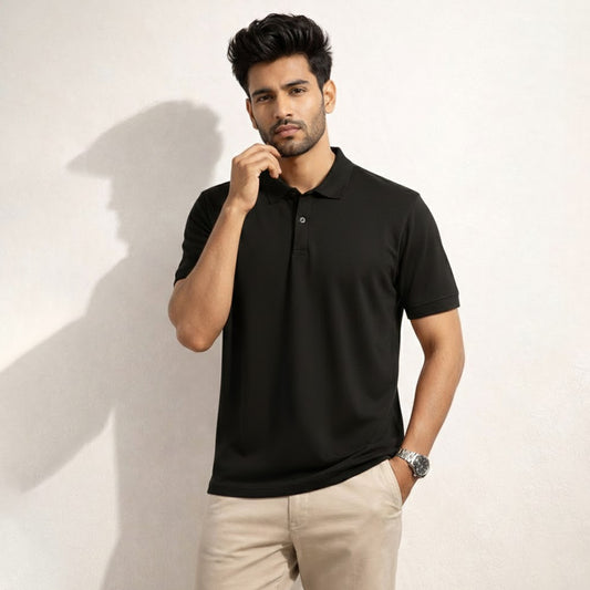 Polo shirt black