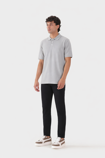 Polo shirt light grey