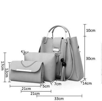Meet the 3PCS Beige Handbag Set