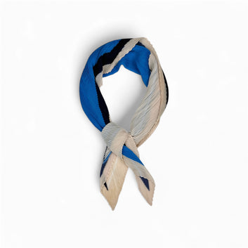 Crinkle Silk Square Scarf