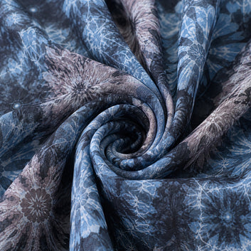 Dye & dye Grey Blue Print-N26