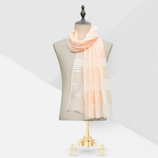 Turkish Plaid & Stripes Peach