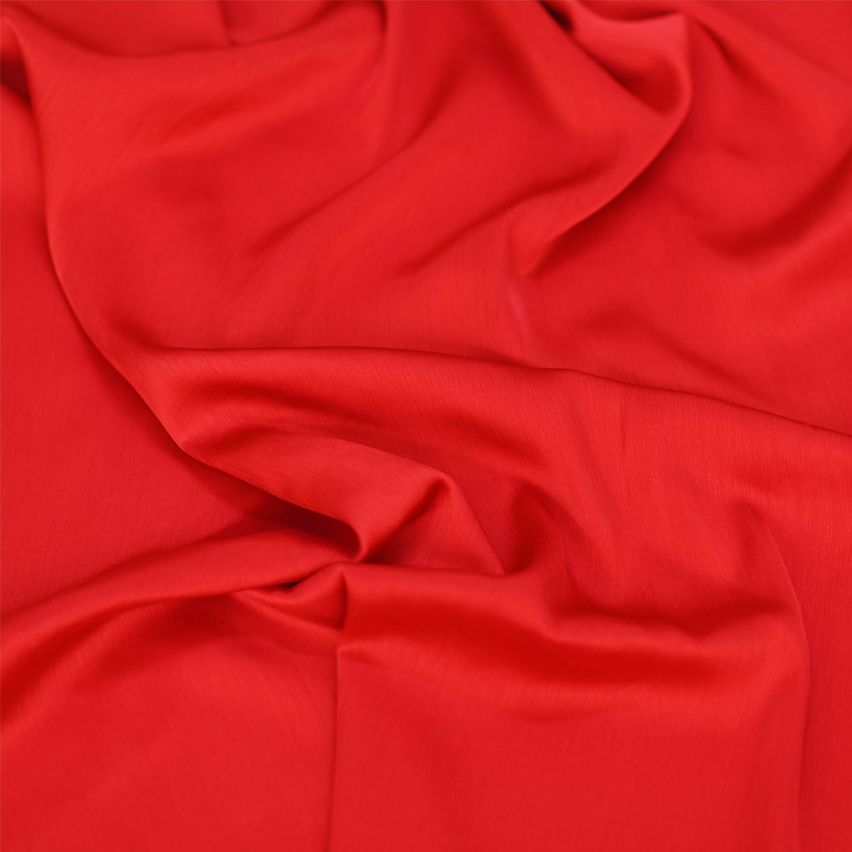 Rose Red Crinkle Silk