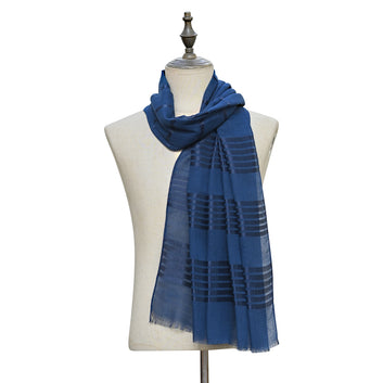Turkish Plaid & Stripes Navy Blue