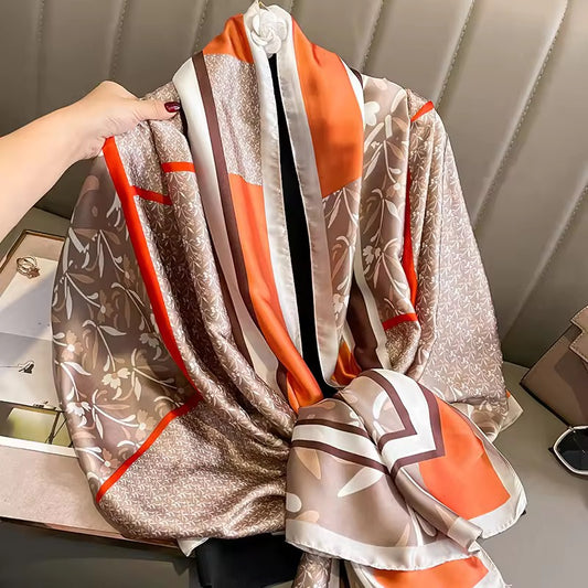 Floral Print Premium Silk