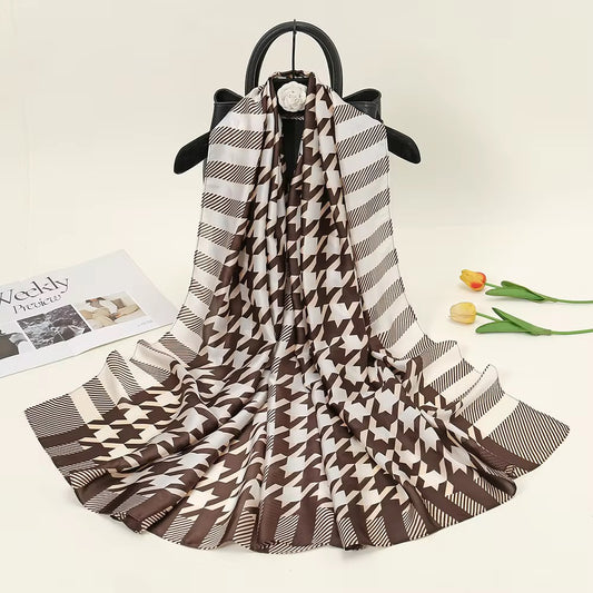 Tartan Brown Premium Silk