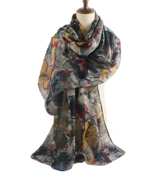 Print lawn flower-N1