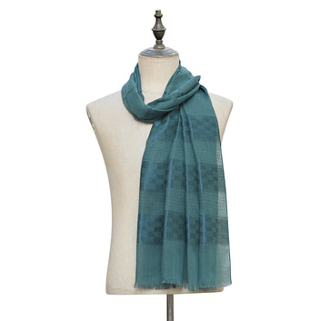 Turkish Lawn Cozy Scarf Green