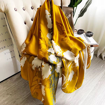Floral Print Premium Silk