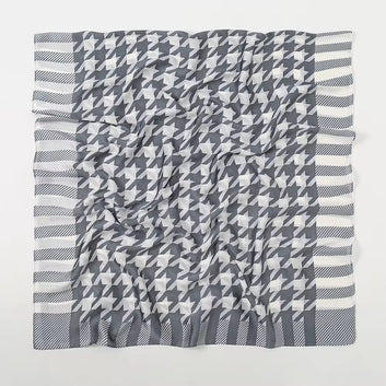 Tartan Grey Premium Silk