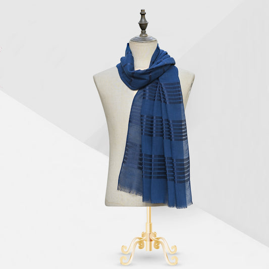 Turkish Plaid & Stripes Navy Blue