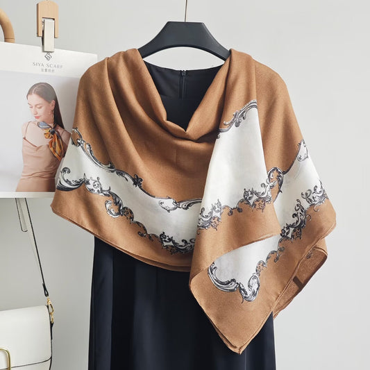Foil Print Brown